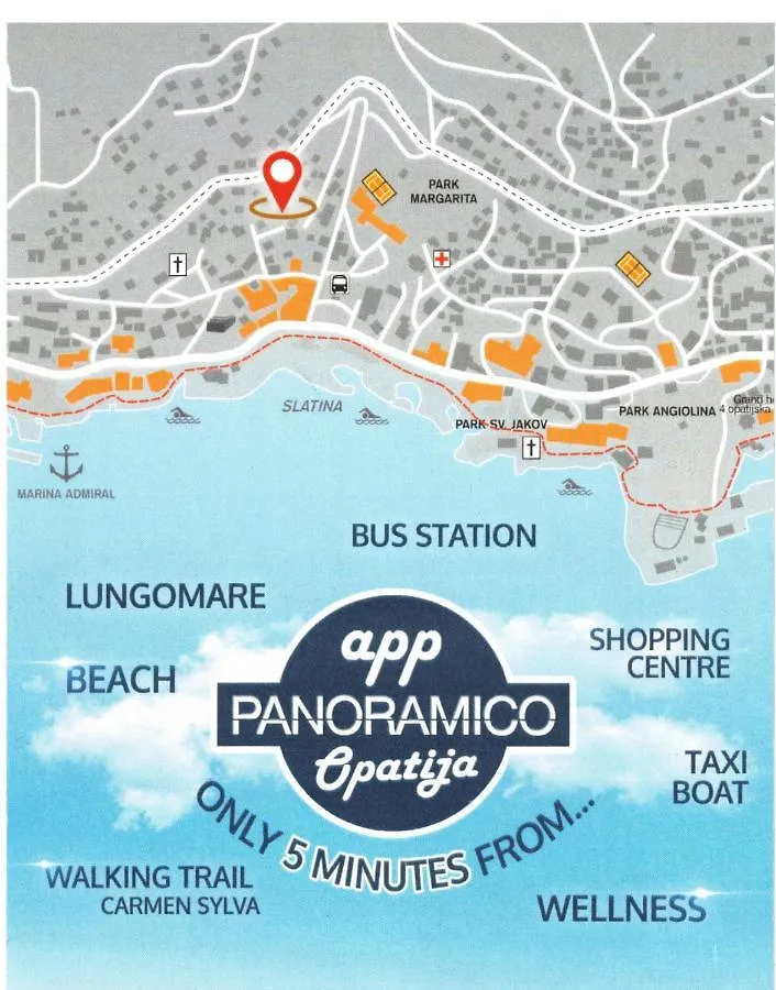 Panoramico Apartment Опатия